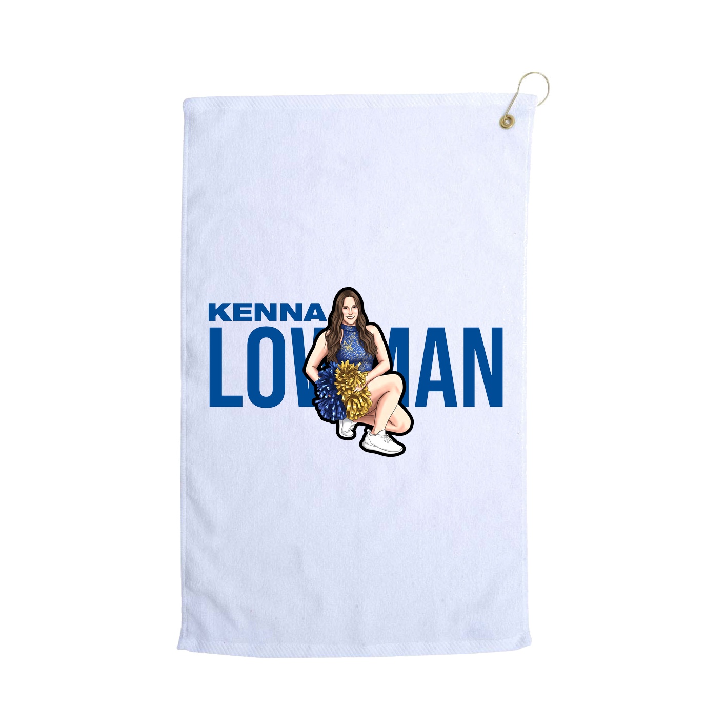 Golf Towel — Player Name in White