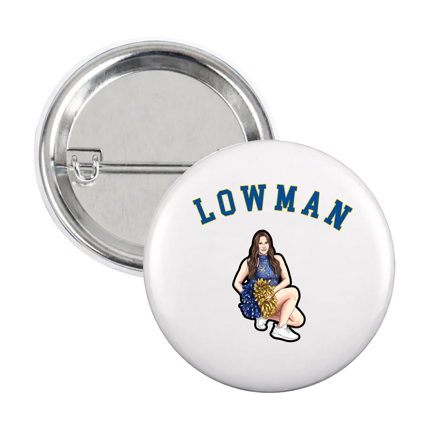 Game Day Button — Shirsey Arch in White