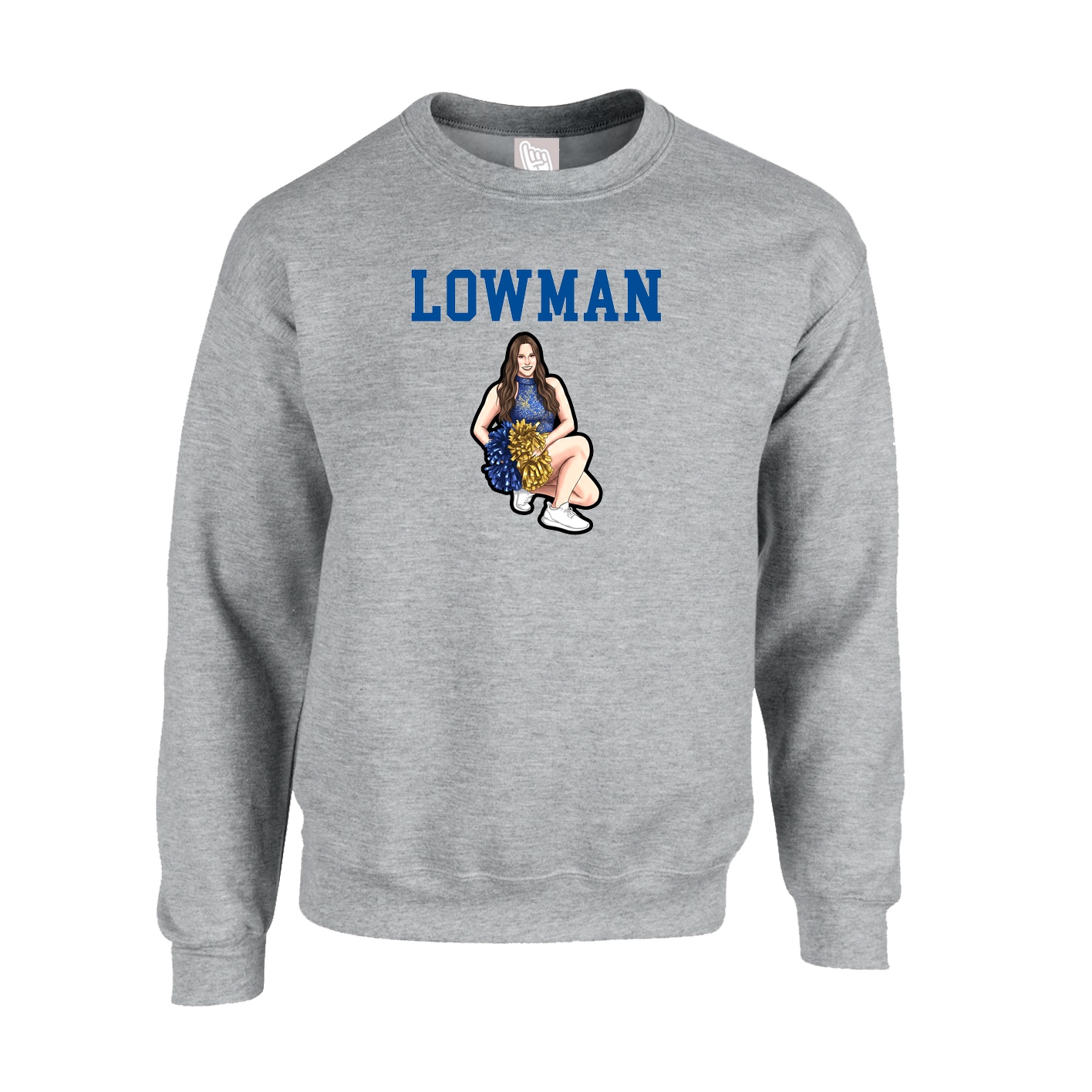 Fleece Crew — Shirsey in Grey