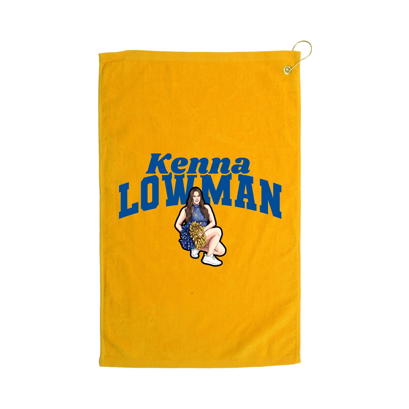 Golf Towel — Signature Arch in Gold