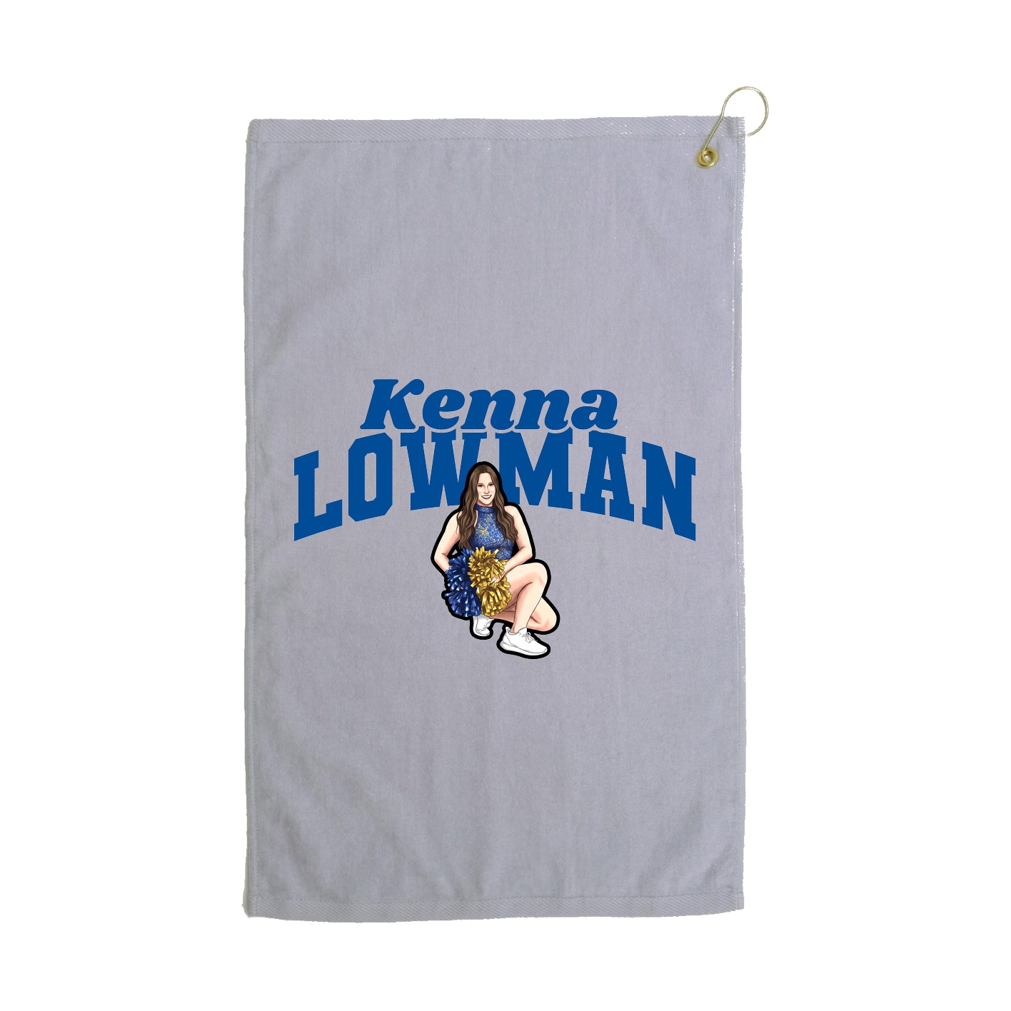 Golf Towel — Signature Arch in Grey