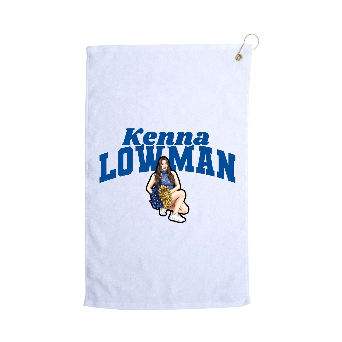 Golf Towel — Signature Arch in White