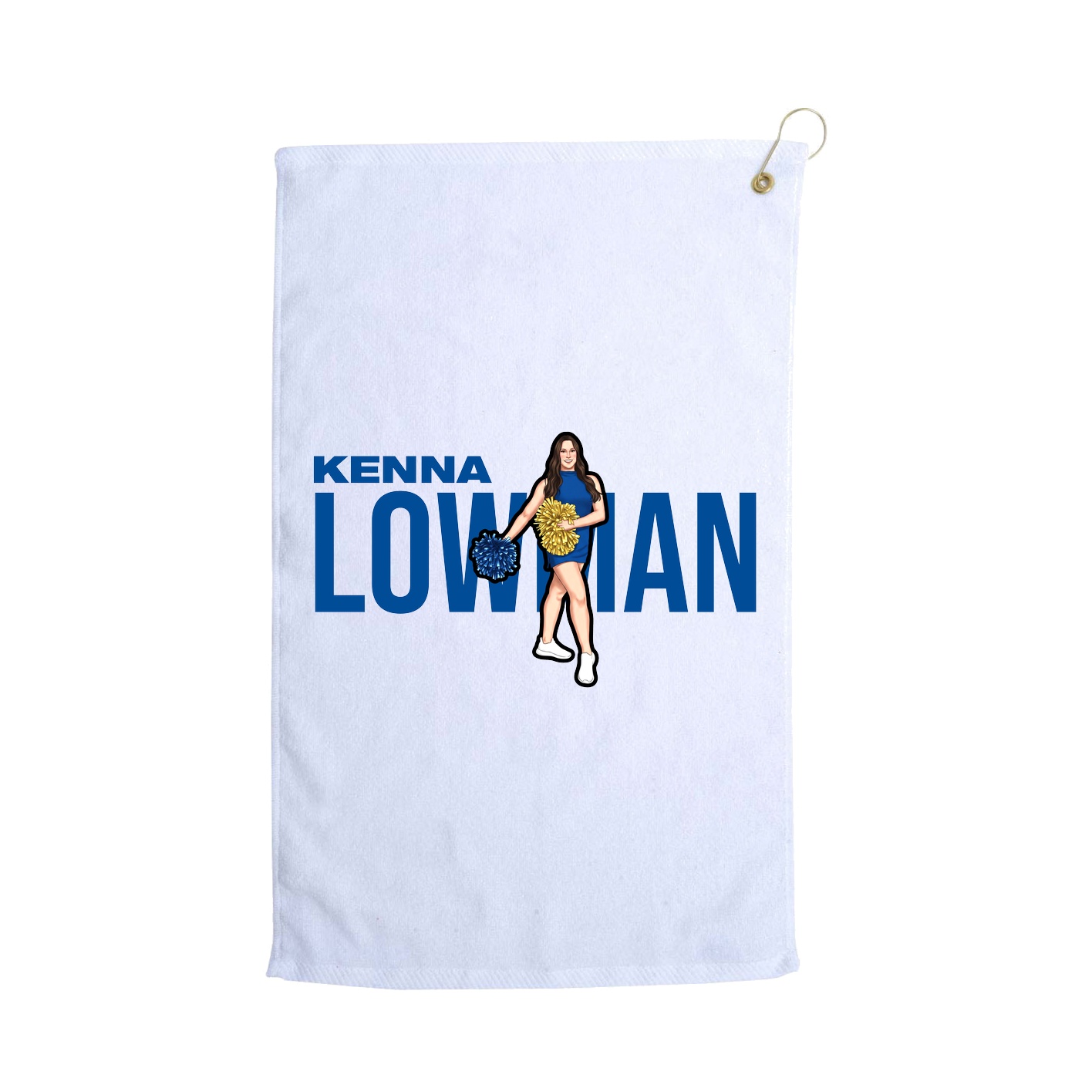 Golf Towel — Player Name in White