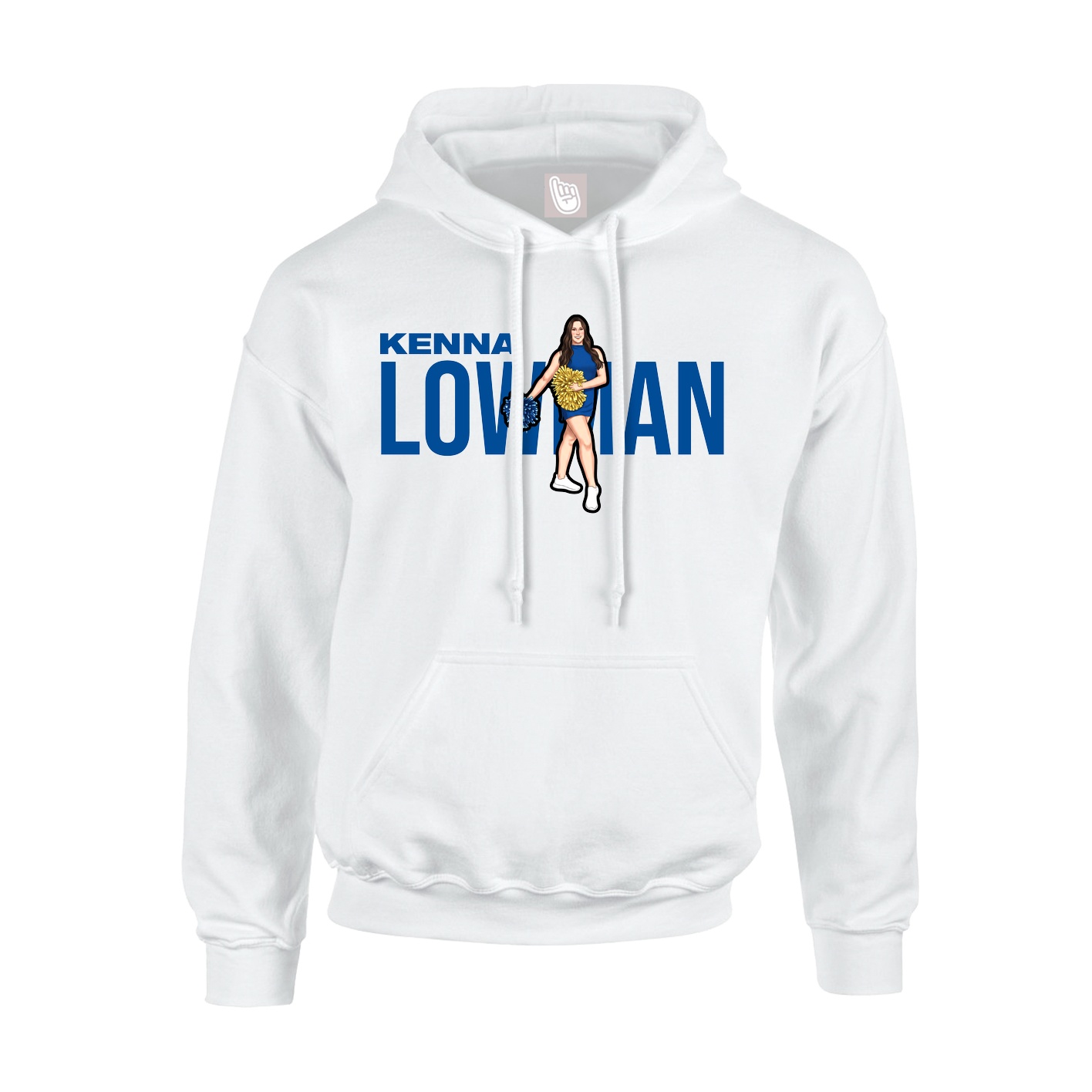 Youth Hoodie — Player Name in White