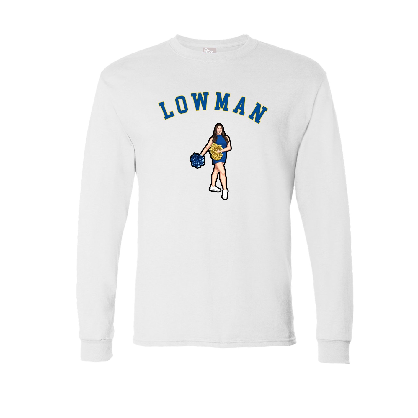 Long Sleeve Tee — Shirsey Arch in White