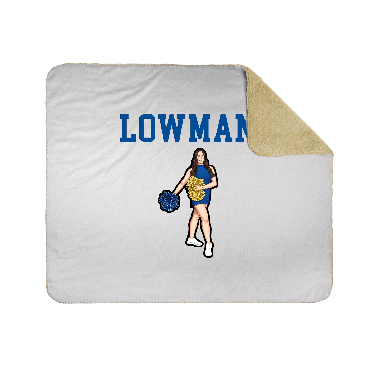 Throw Blanket — Shirsey in White