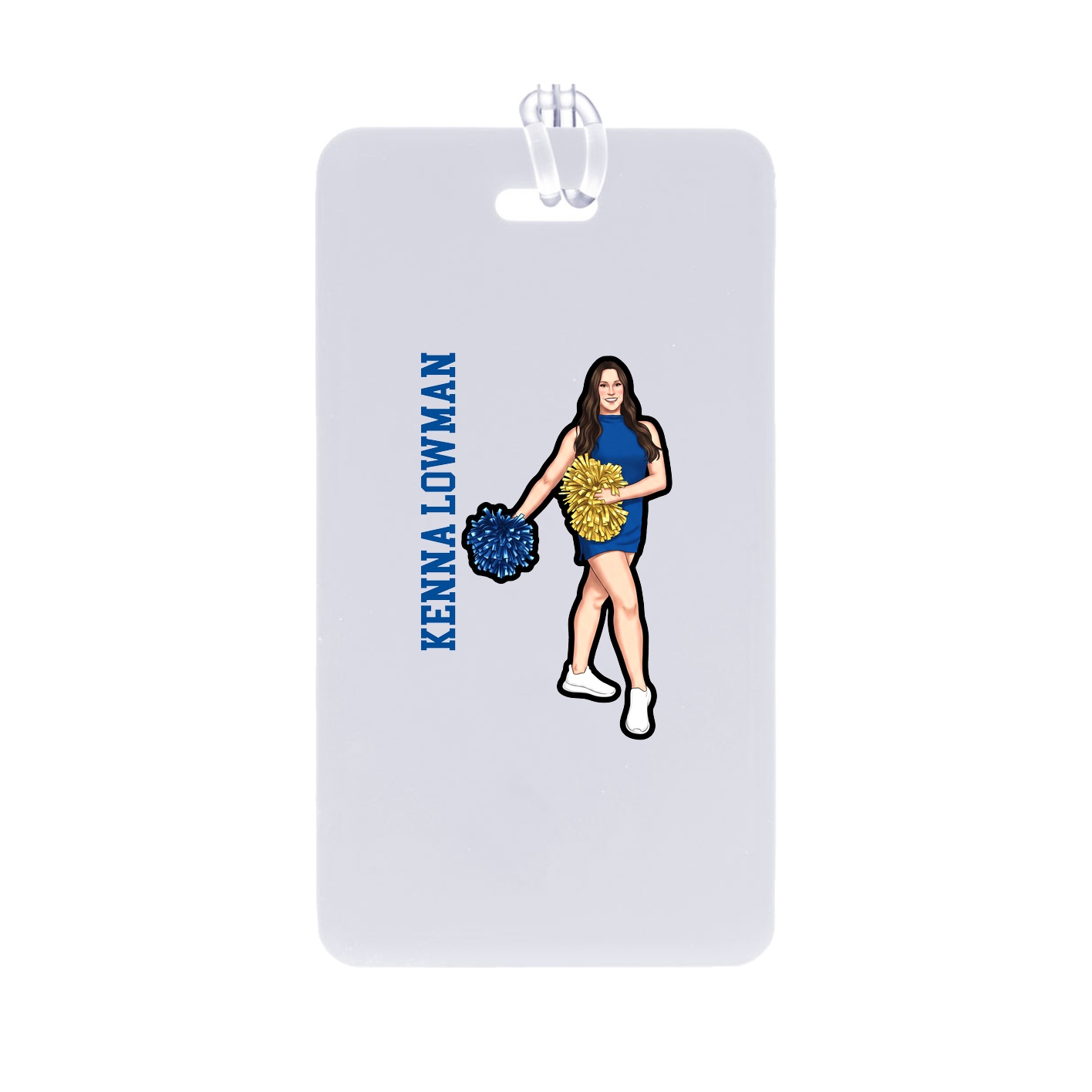 Bag Tag — Name Vertical in Classic