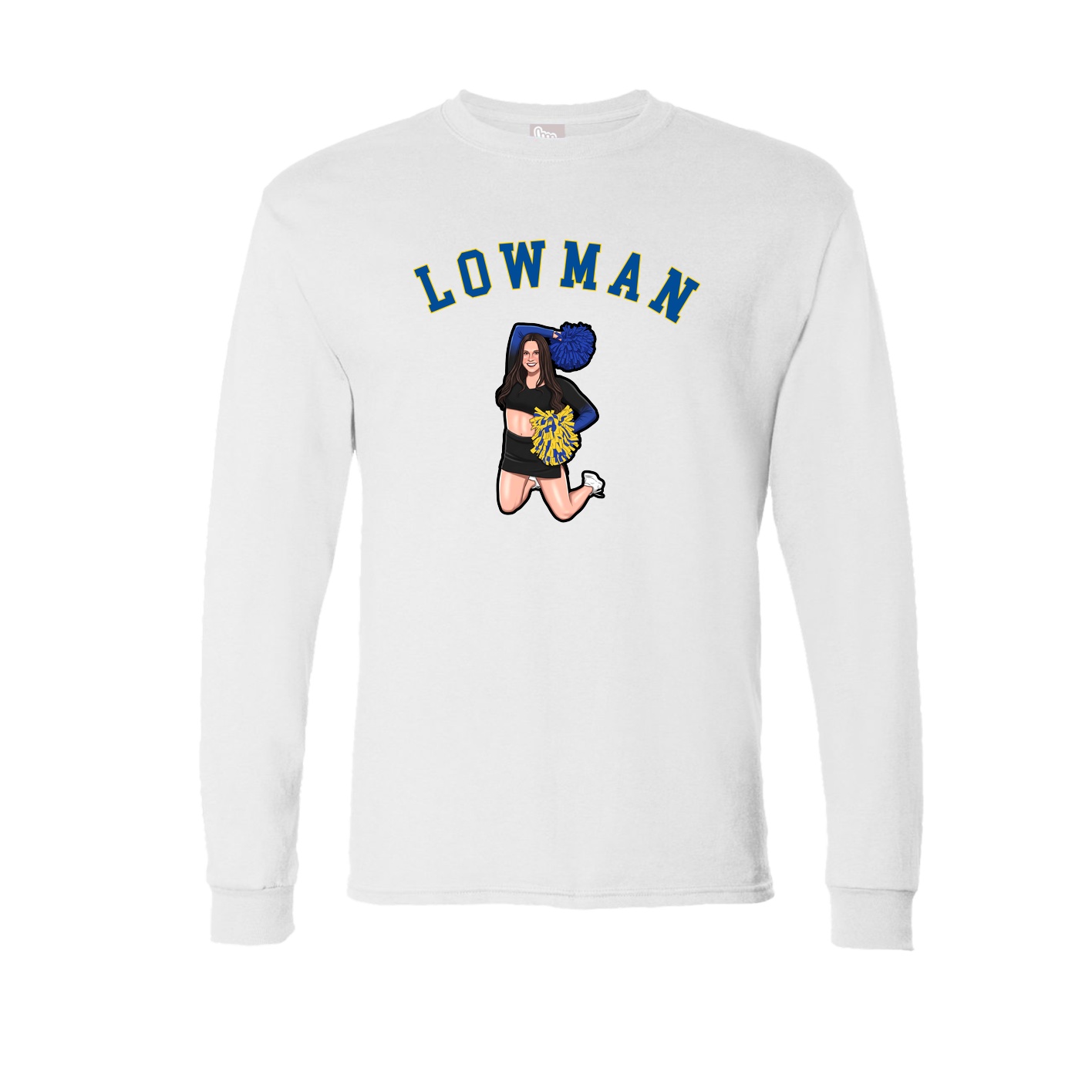 Long Sleeve Tee — Shirsey Arch in White