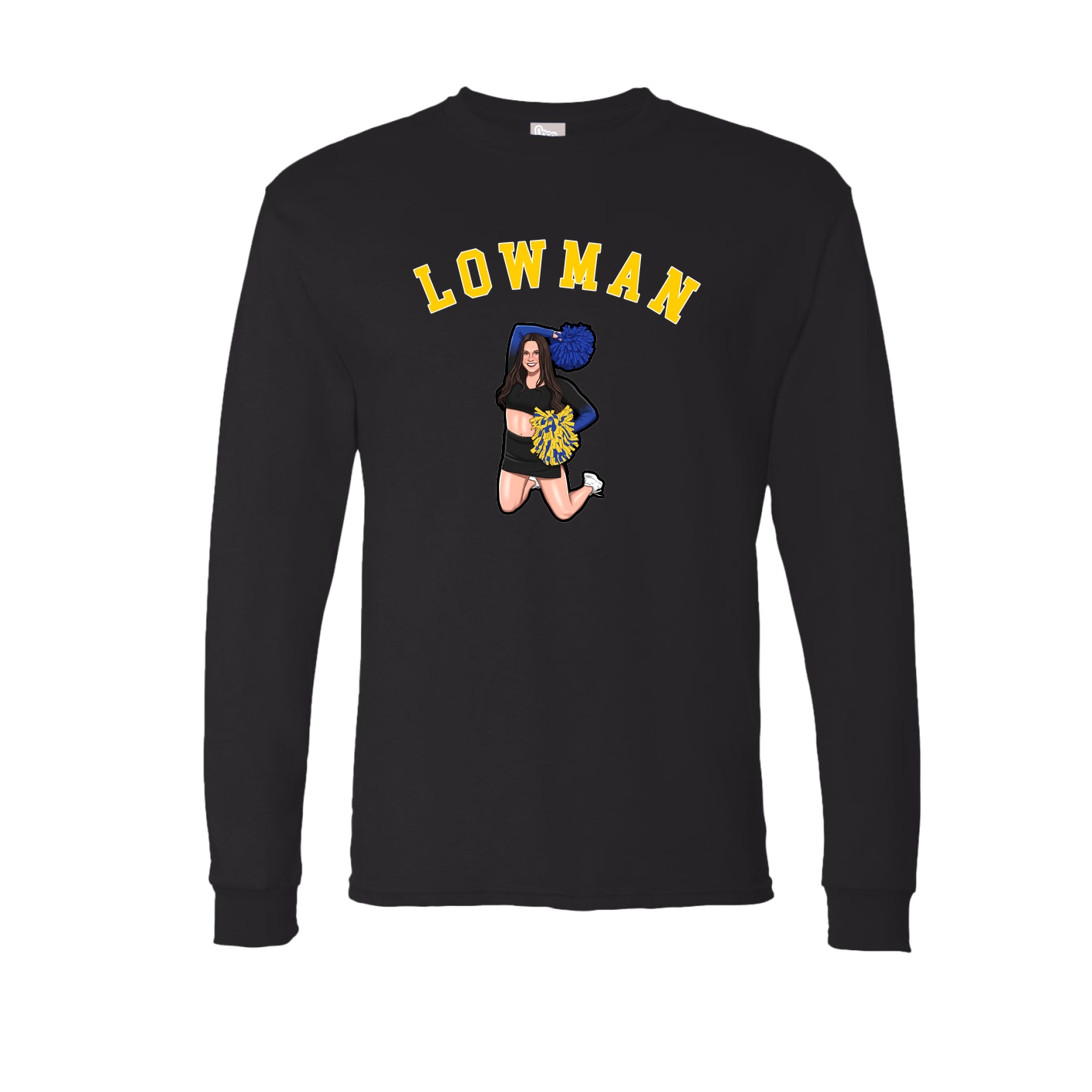 Long Sleeve Tee — Shirsey Arch in Black