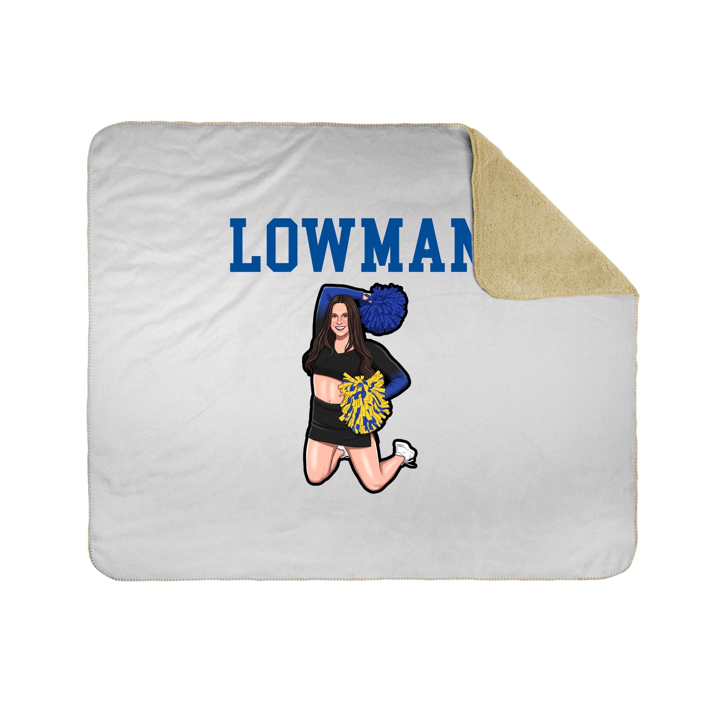 Throw Blanket — Shirsey in White
