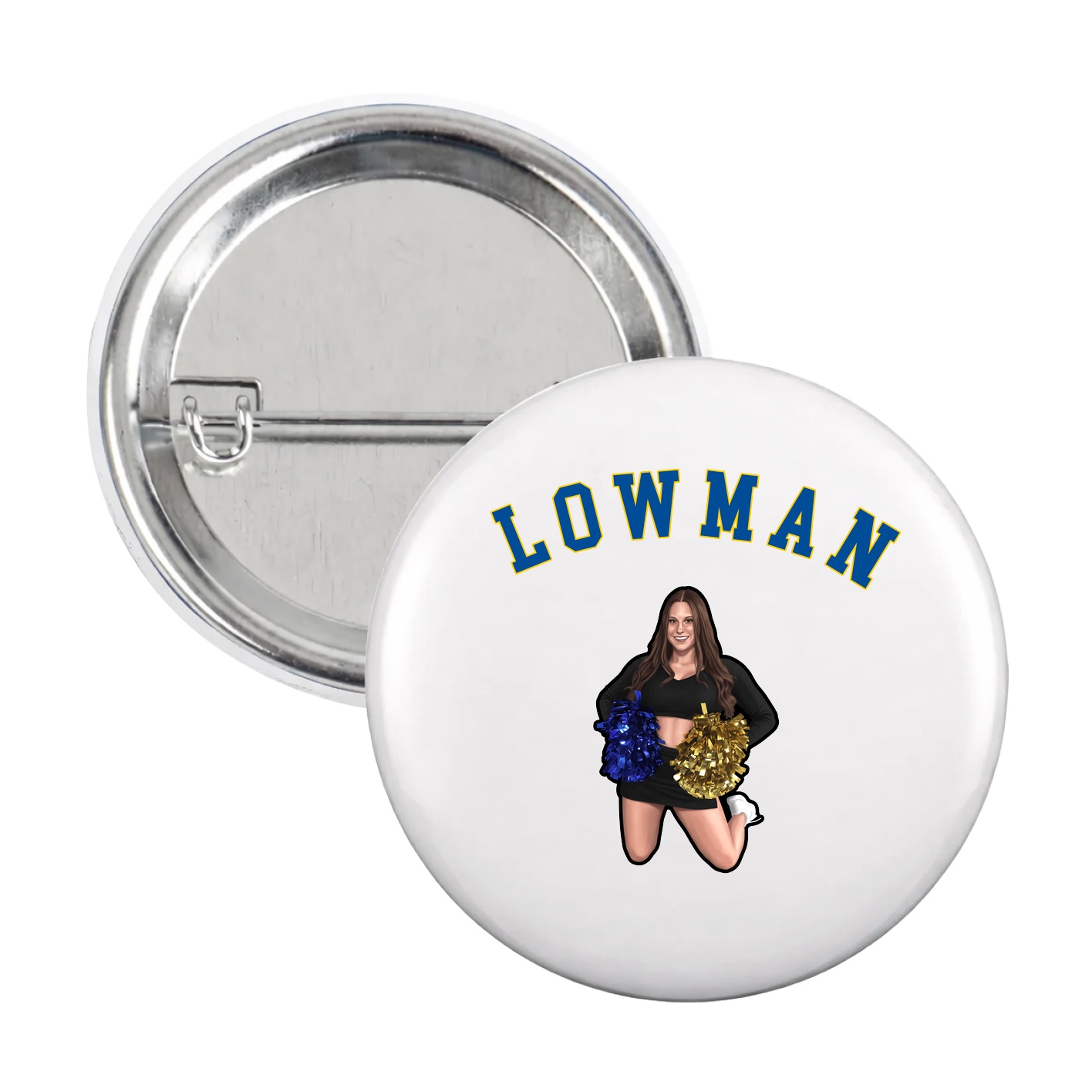 Game Day Button — Shirsey Arch in White