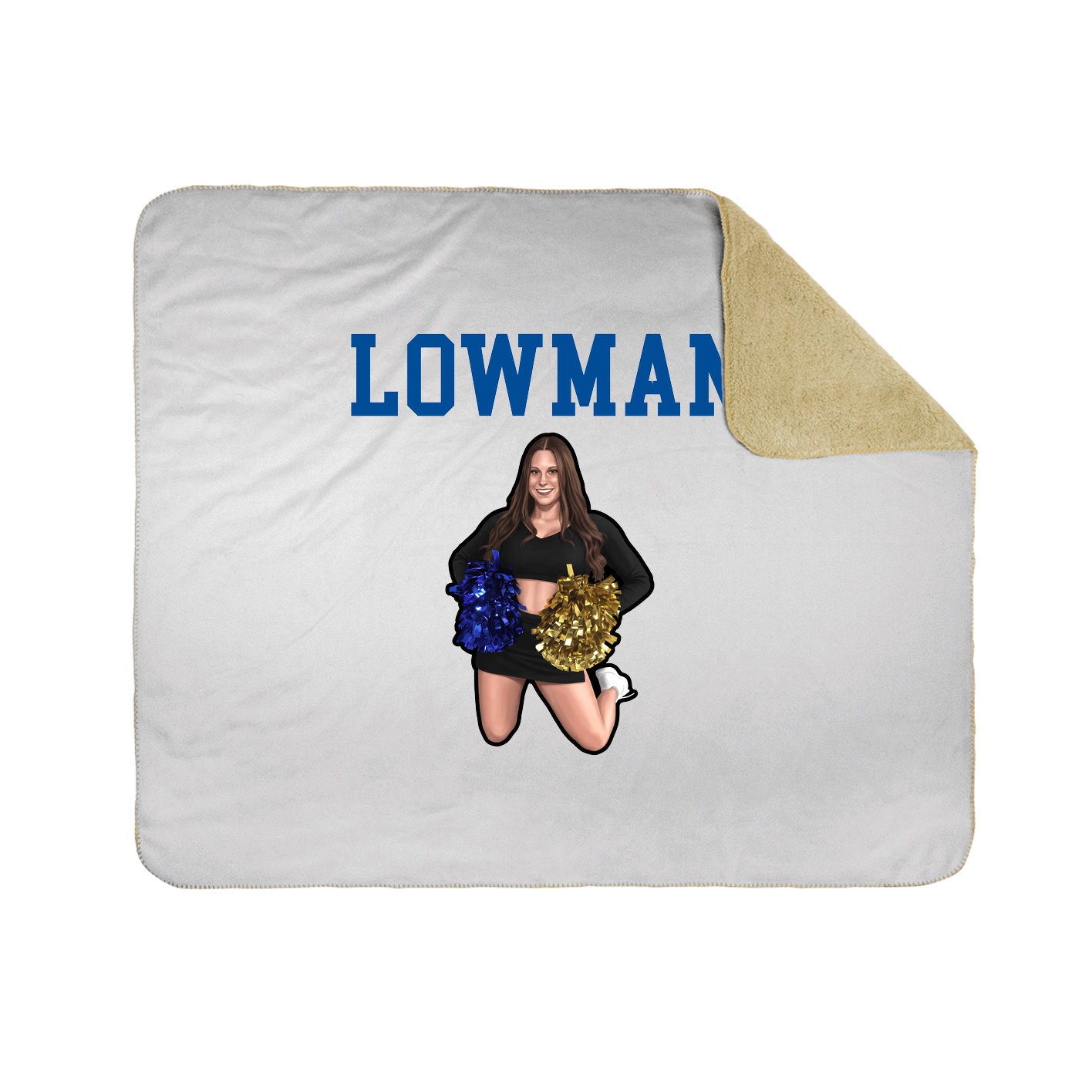Throw Blanket — Shirsey in White