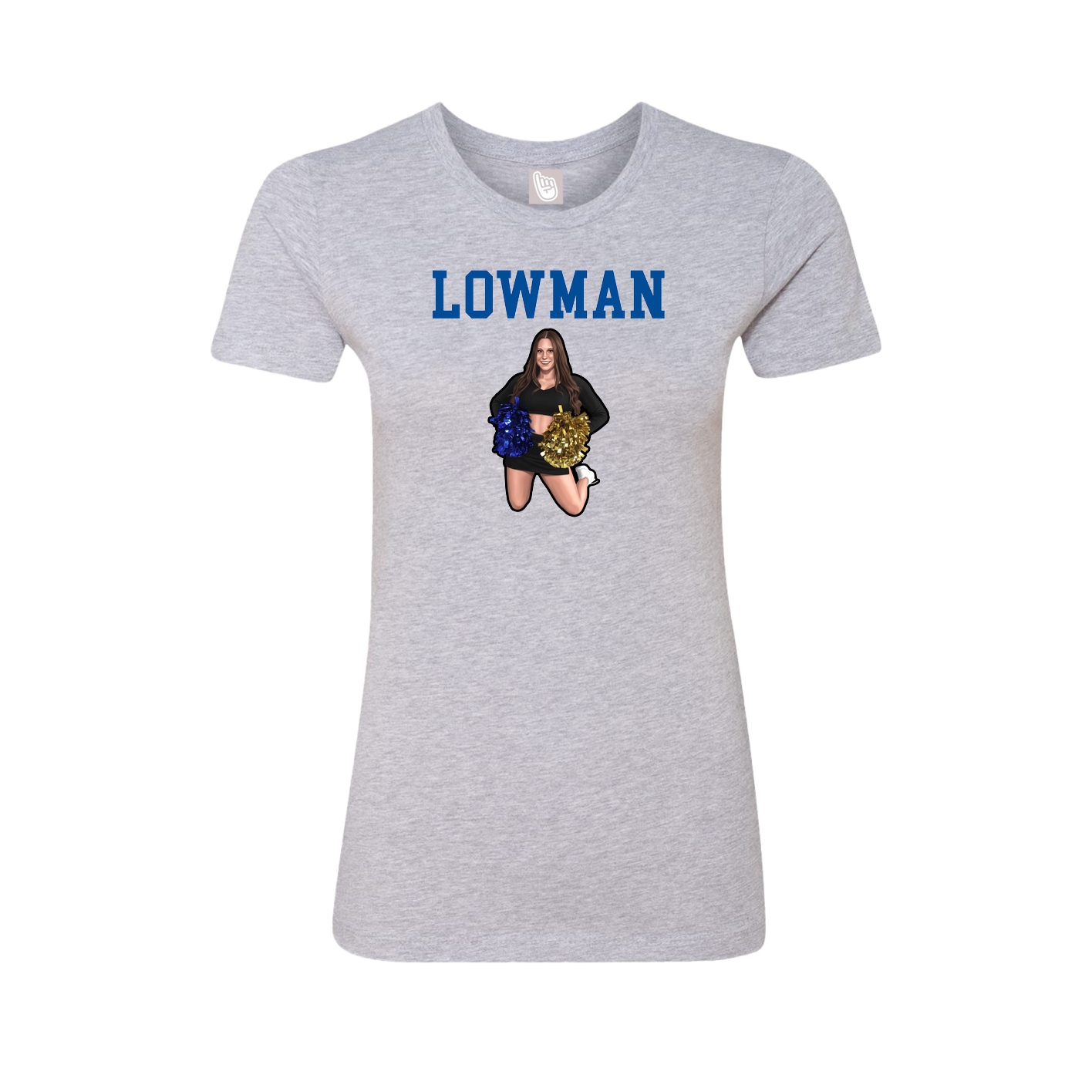 Fitted Women's Tee — Shirsey in Grey