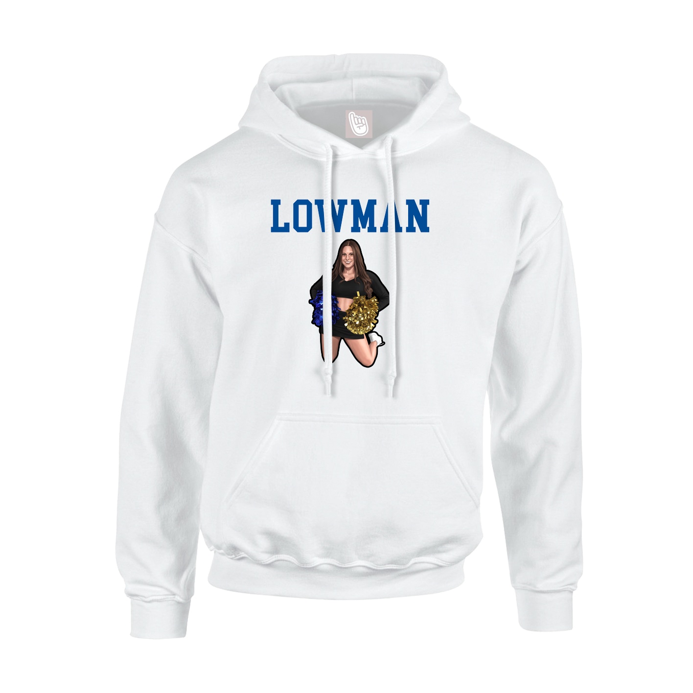 Hoodie — Shirsey in White