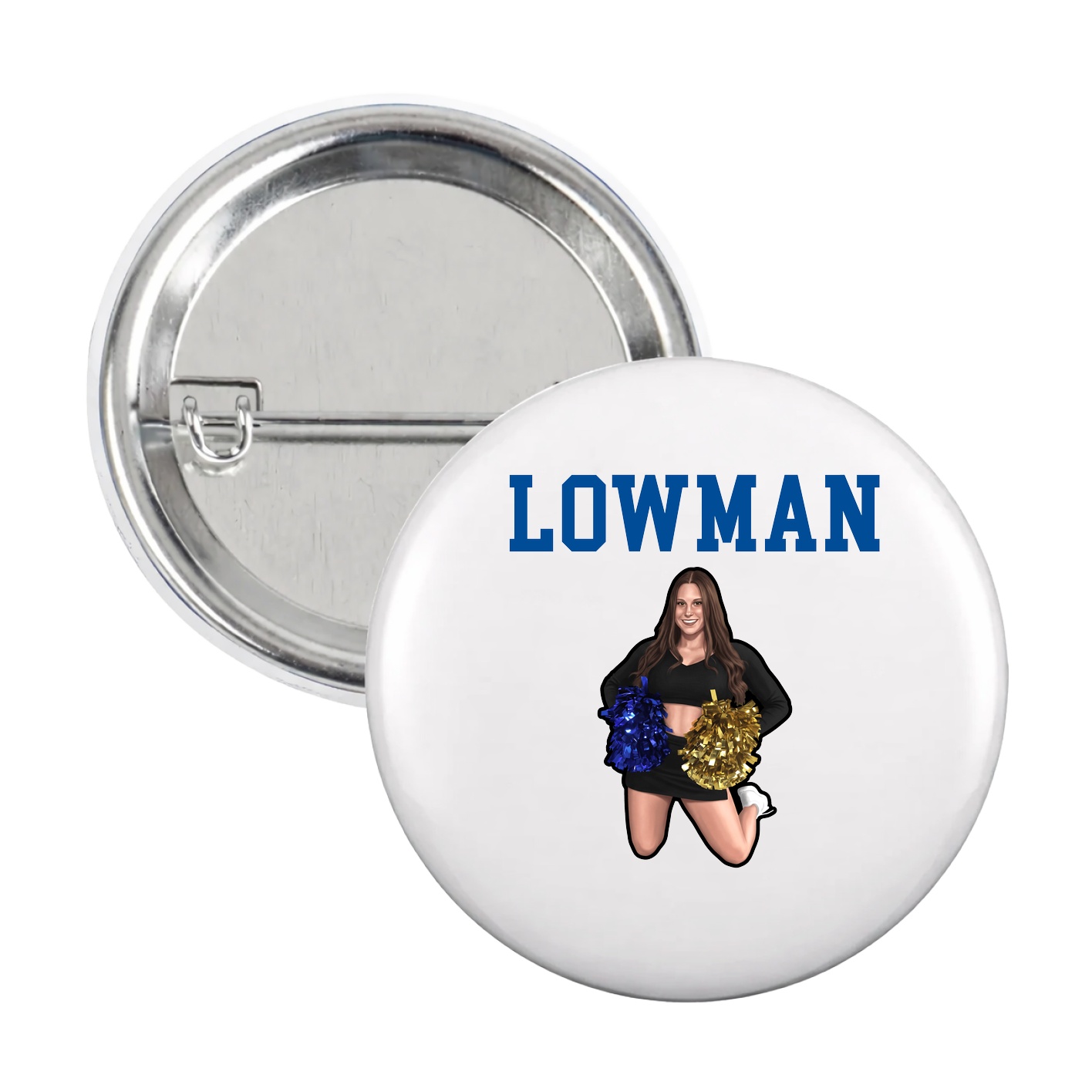 Game Day Button — Shirsey in White