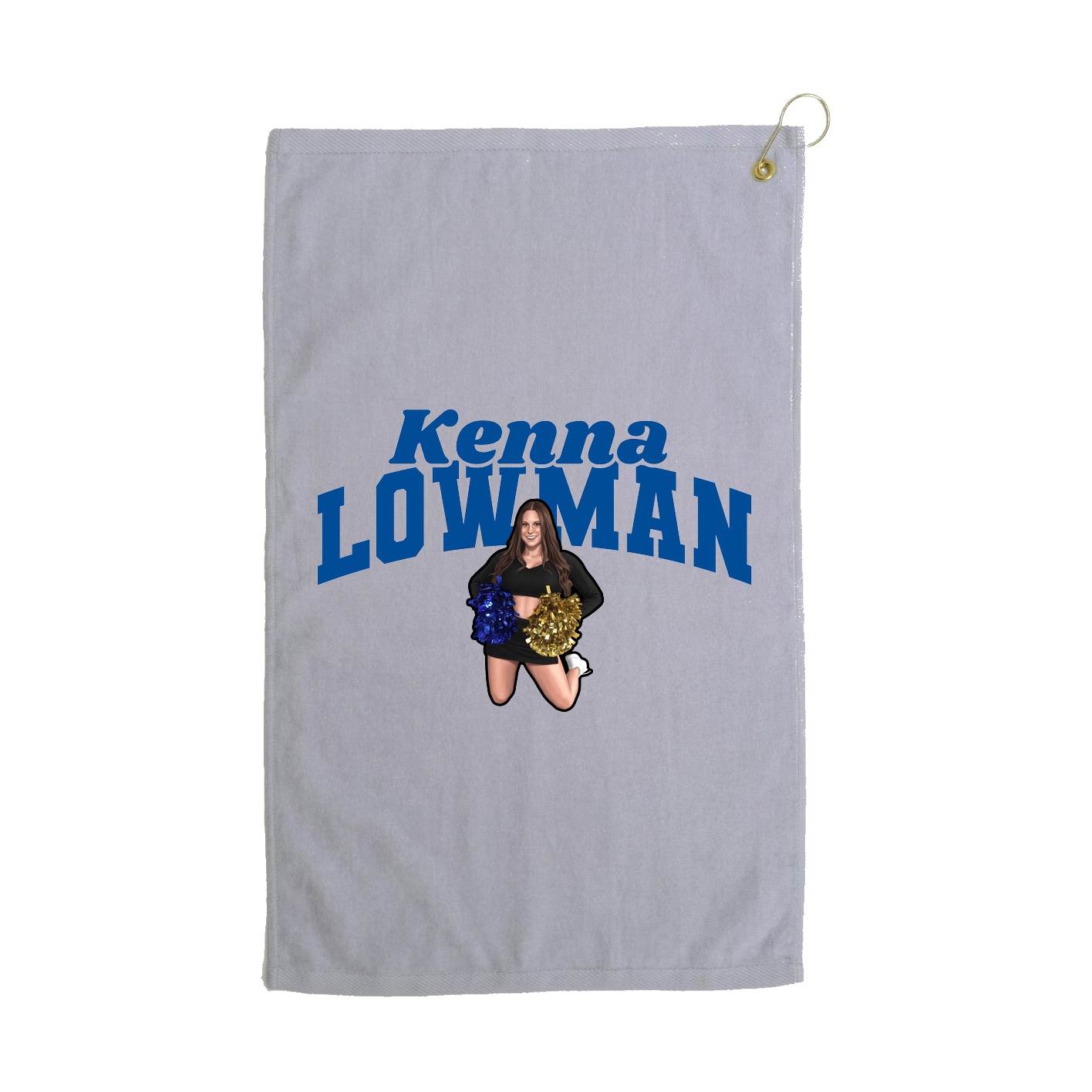 Golf Towel — Signature Arch in Grey
