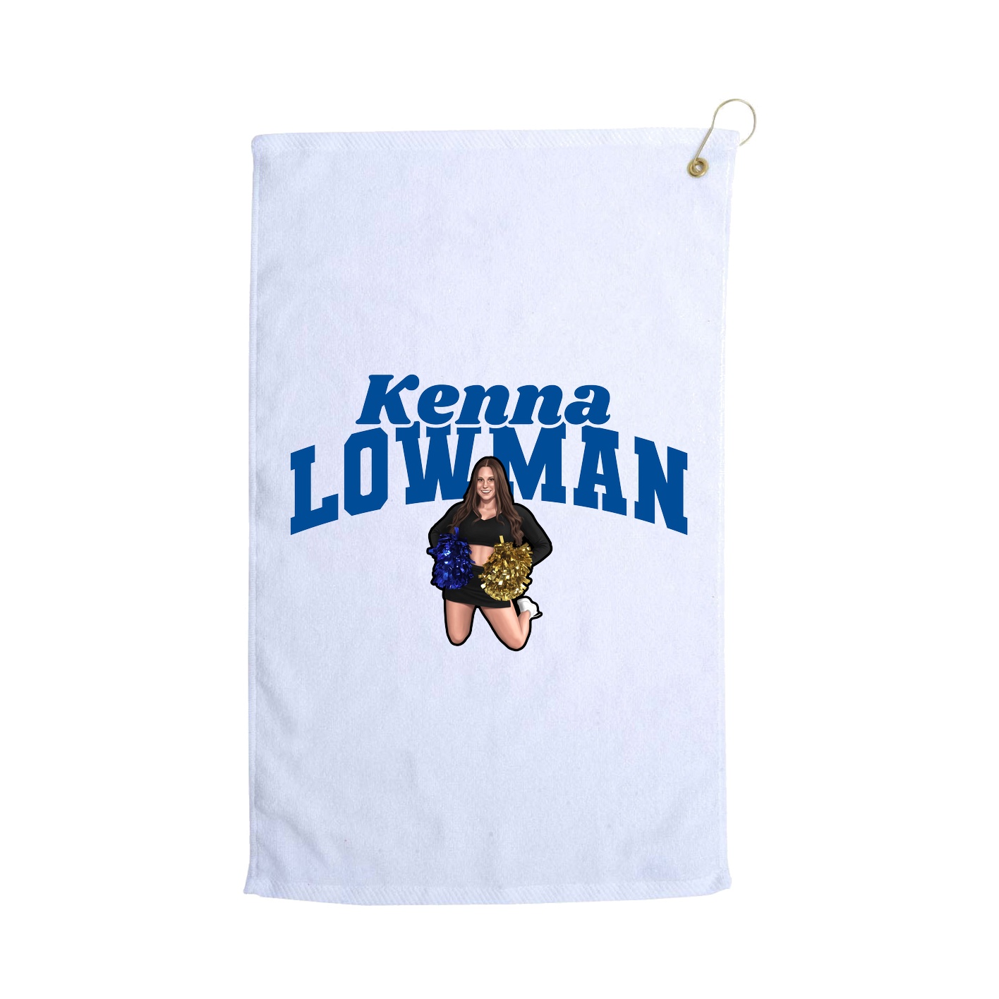 Golf Towel — Signature Arch in White