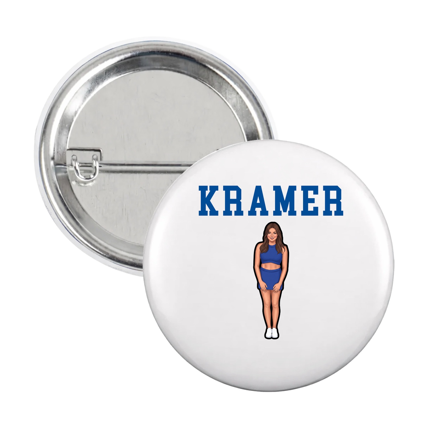 Game Day Button — Shirsey in White