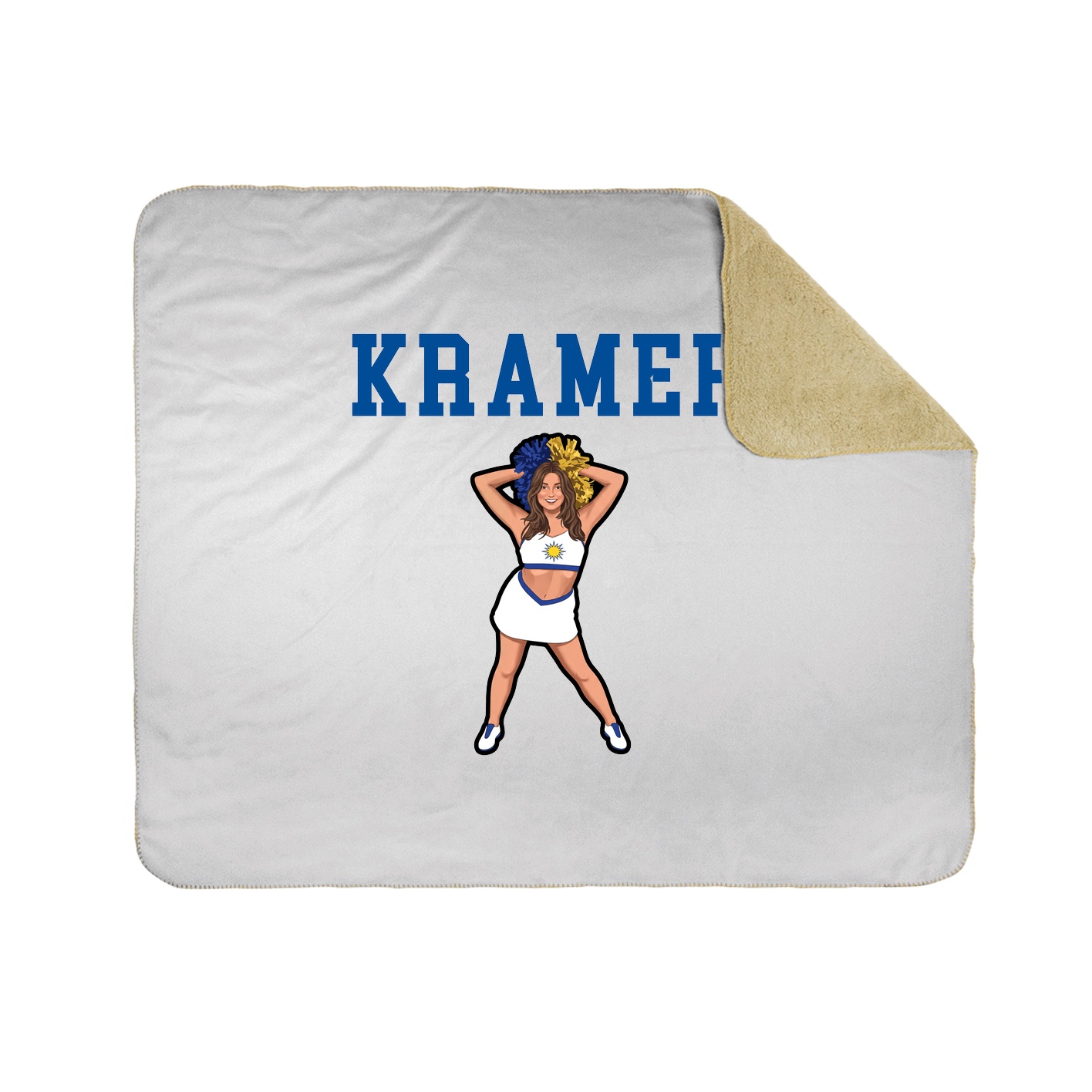 Throw Blanket — Shirsey in White