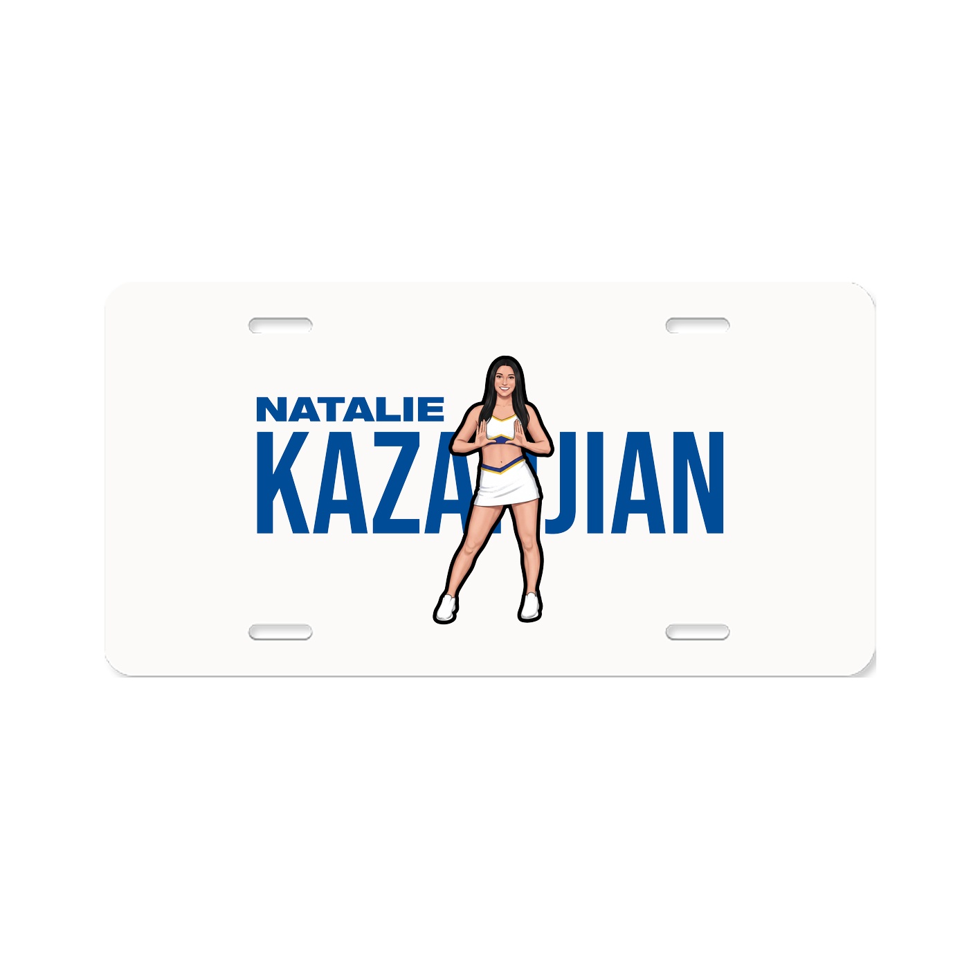 License Plate — Player Name in Classic