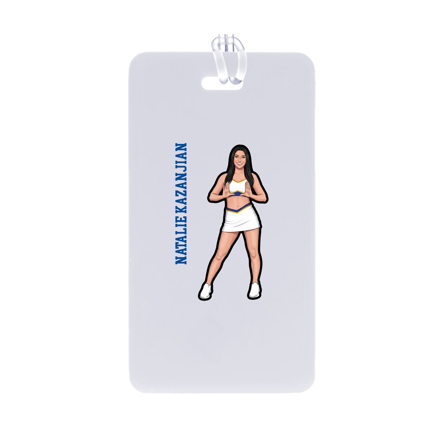 Bag Tag — Name Vertical in Classic