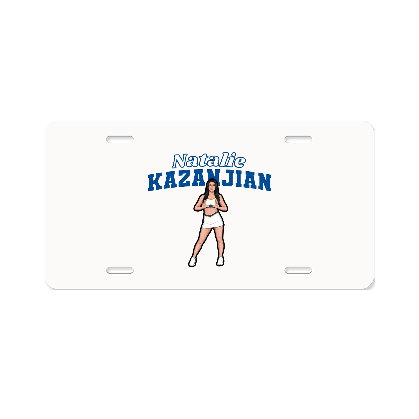 License Plate — Name Arch in Classic