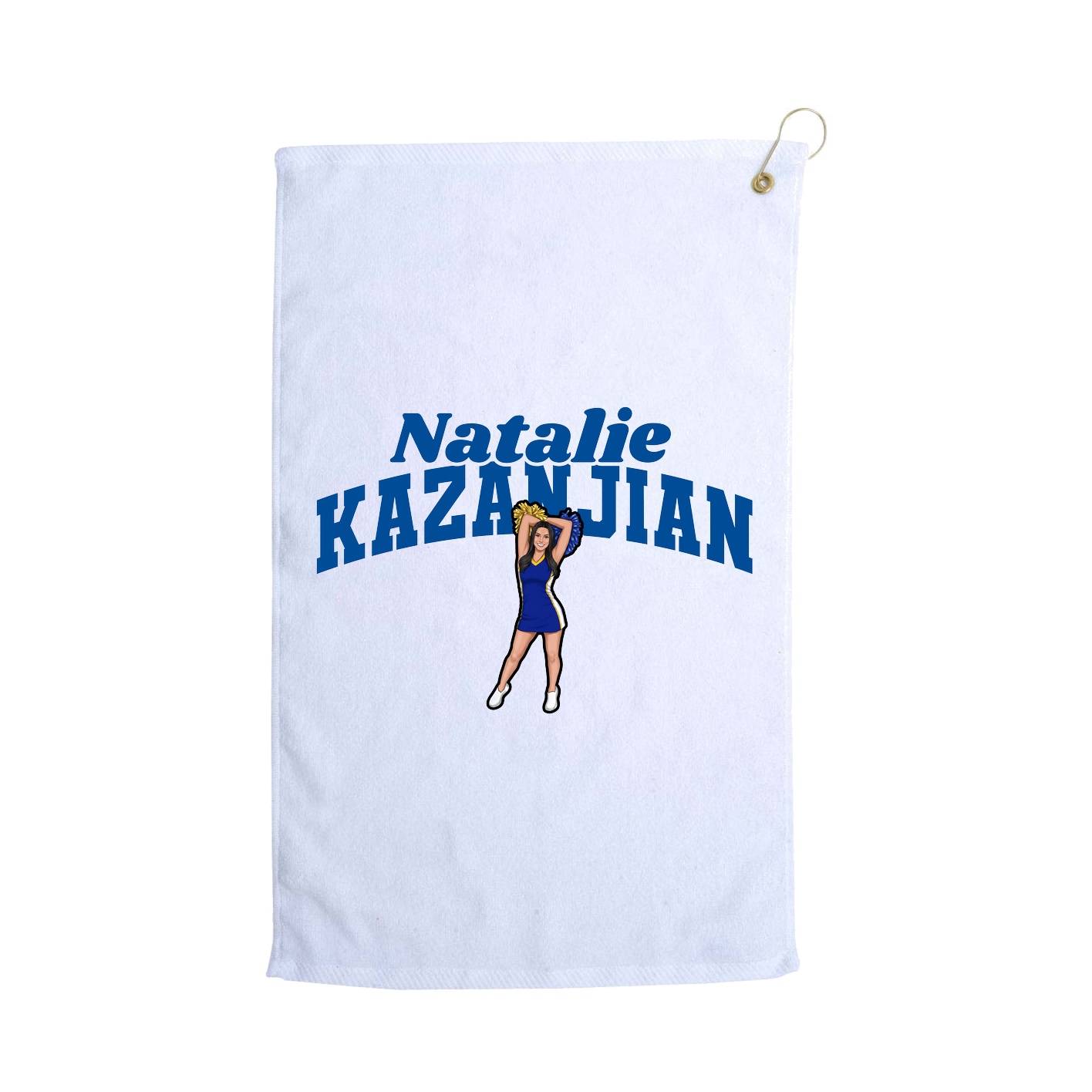 Golf Towel — Signature Arch in White