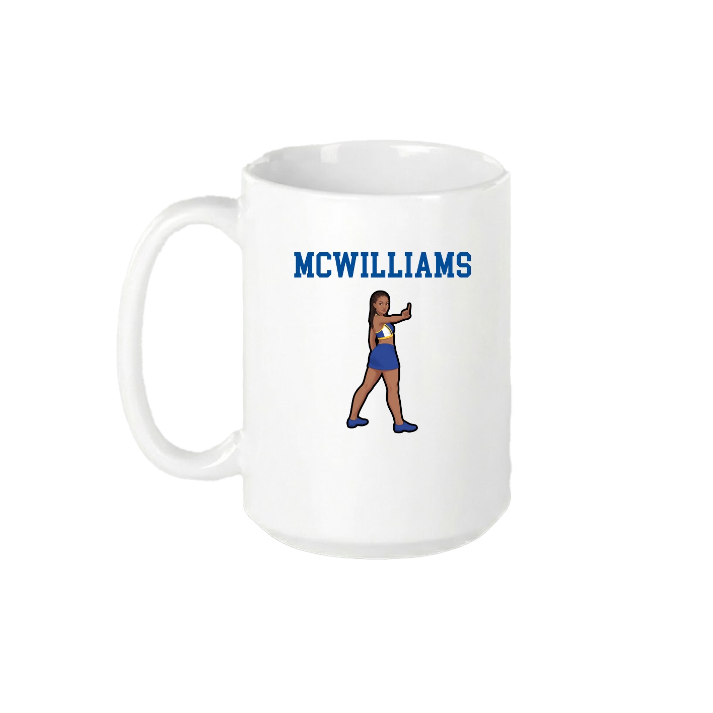 15oz Coffee Mug — Shirsey in White