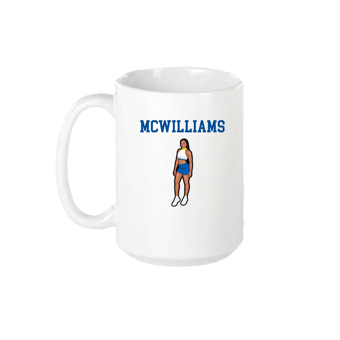 15oz Coffee Mug — Shirsey in White