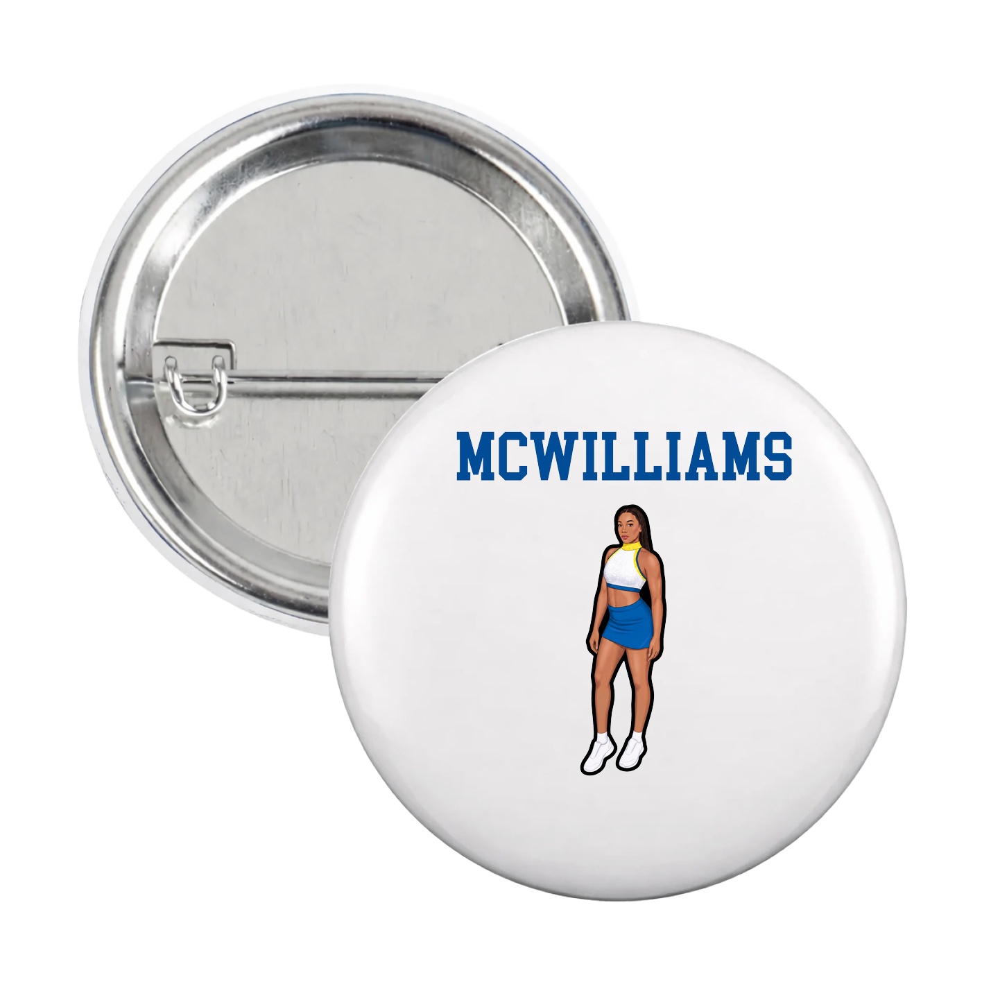Game Day Button — Shirsey in White