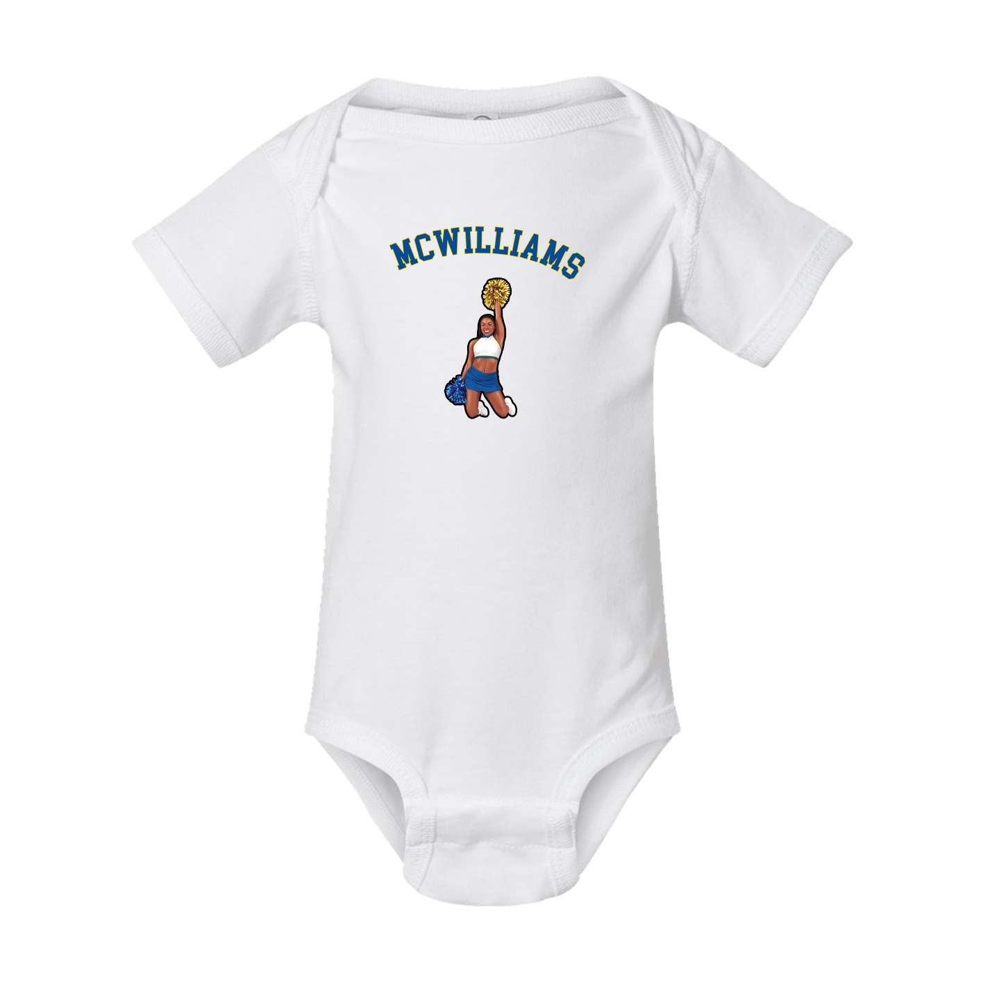 Baby Onesie — Shirsey Arch in White