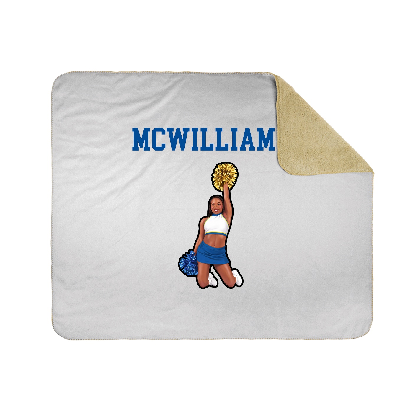 Throw Blanket — Shirsey in White
