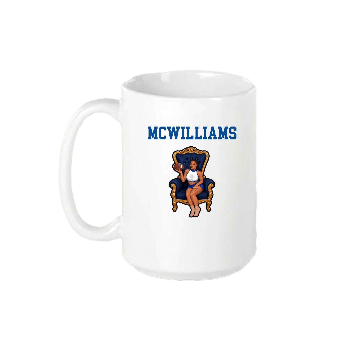 15oz Coffee Mug — Shirsey in White