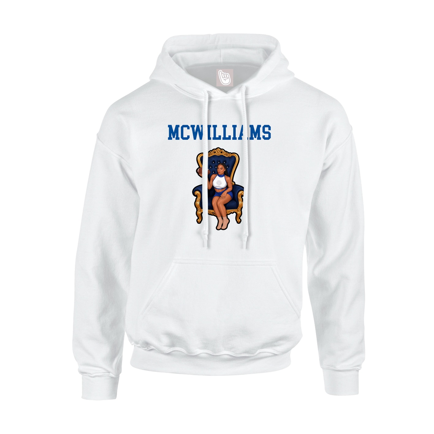 Hoodie — Shirsey in White