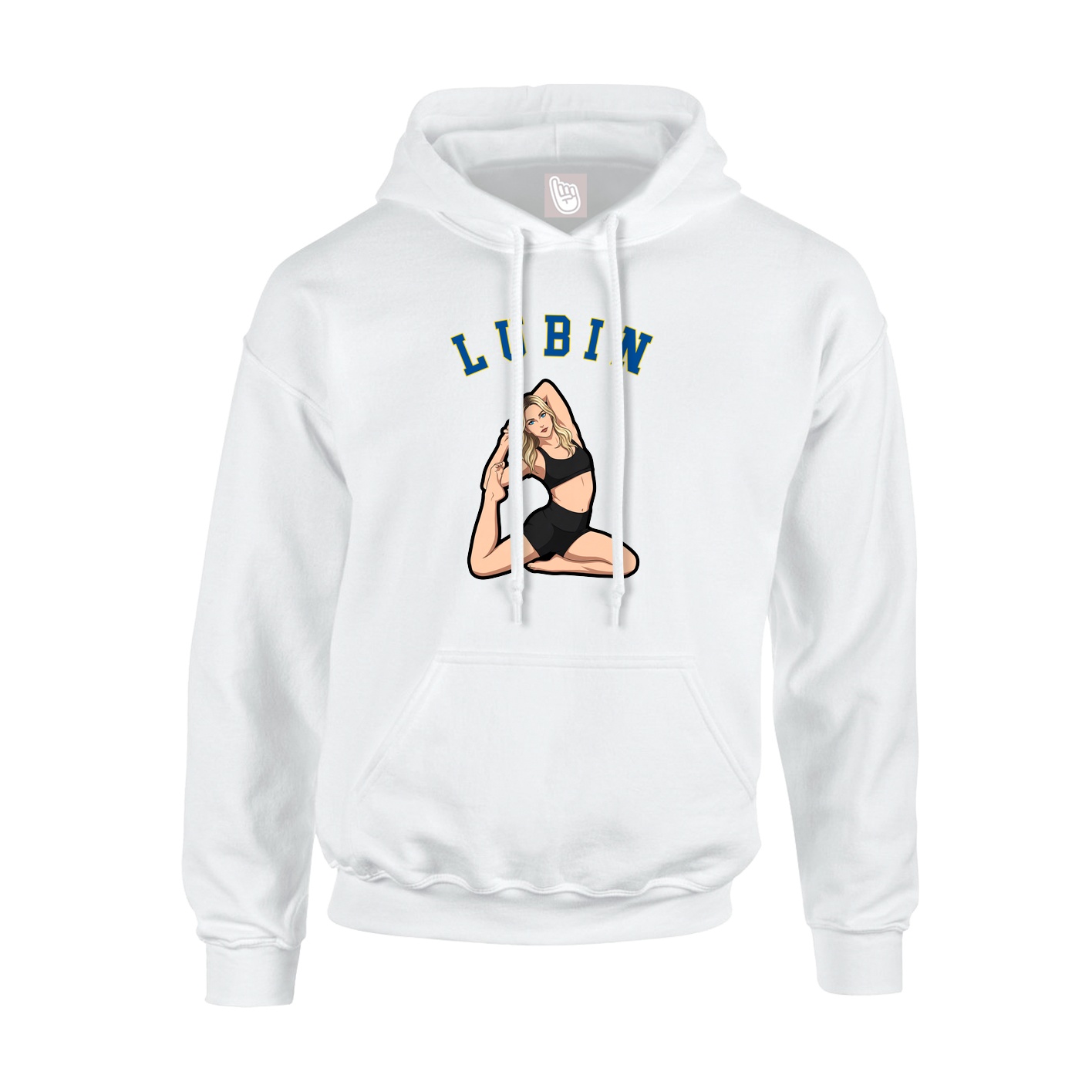 Youth Hoodie — Shirsey Arch in White