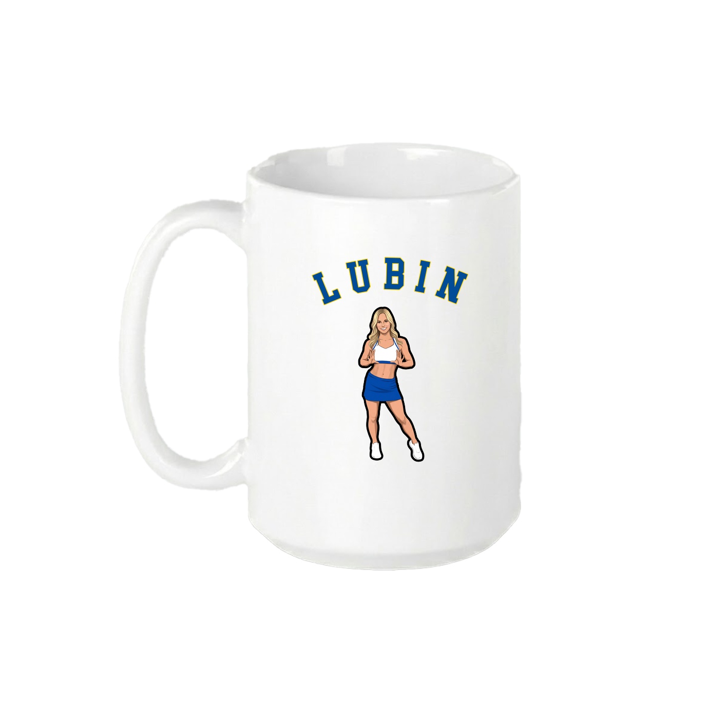 15oz Coffee Mug — Shirsey Arch in White