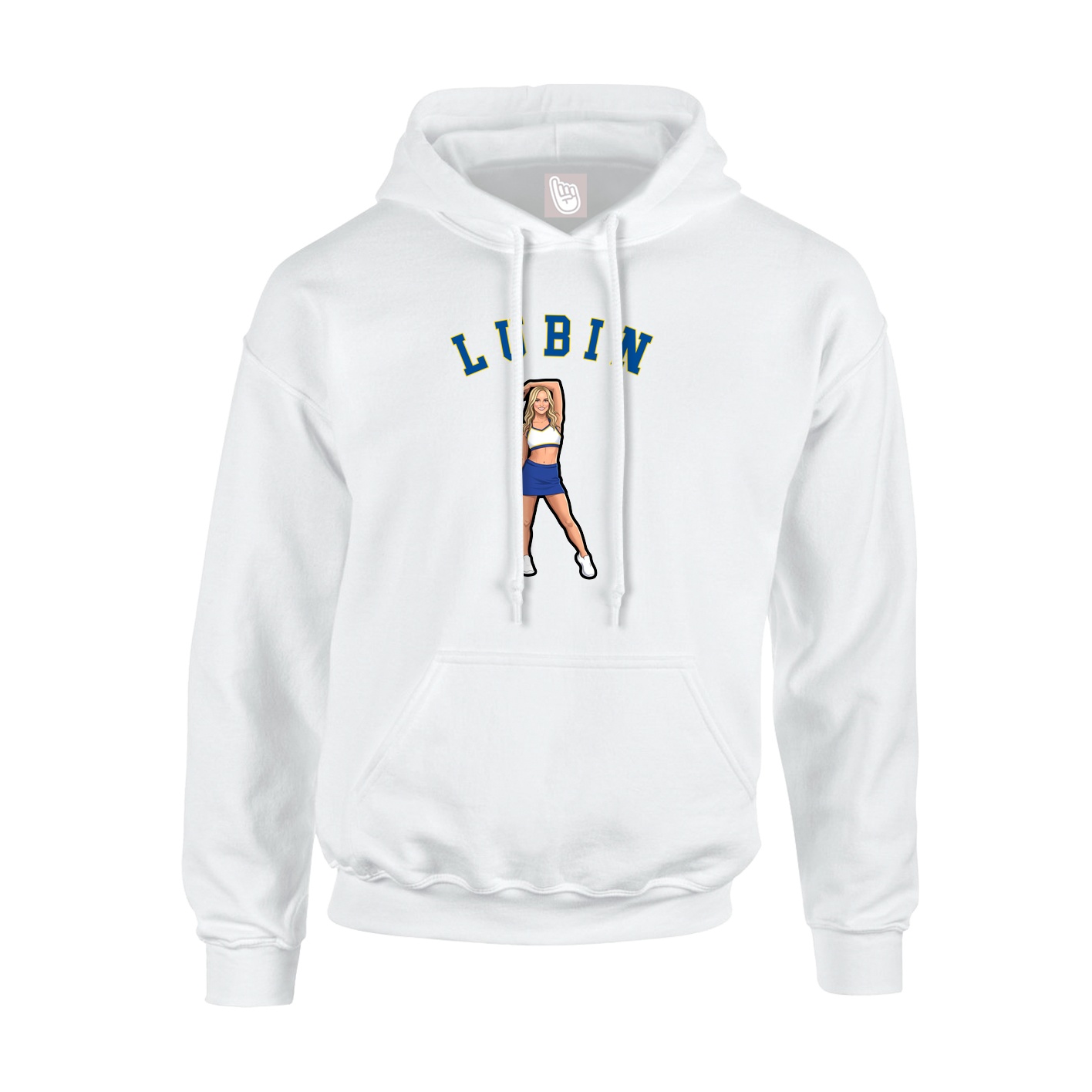 Hoodie — Shirsey Arch in White