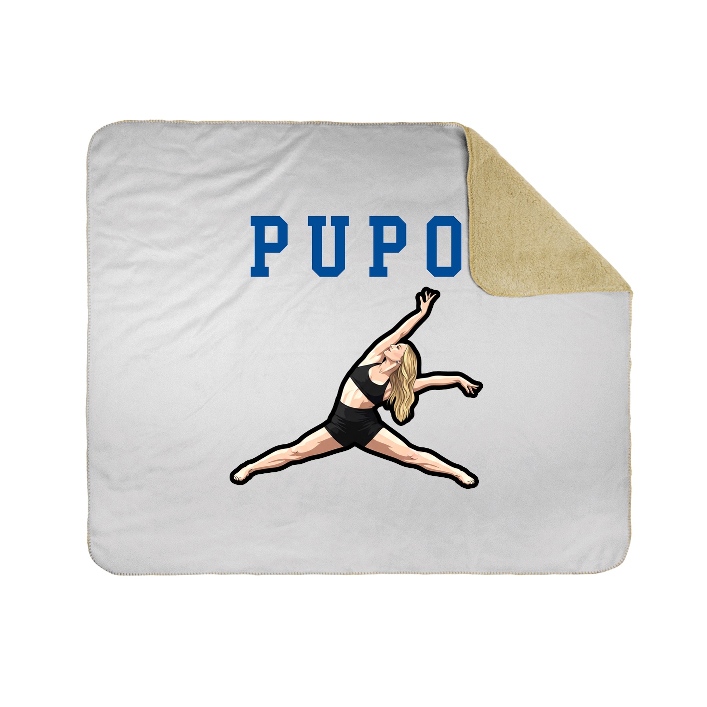 Throw Blanket — Shirsey in White