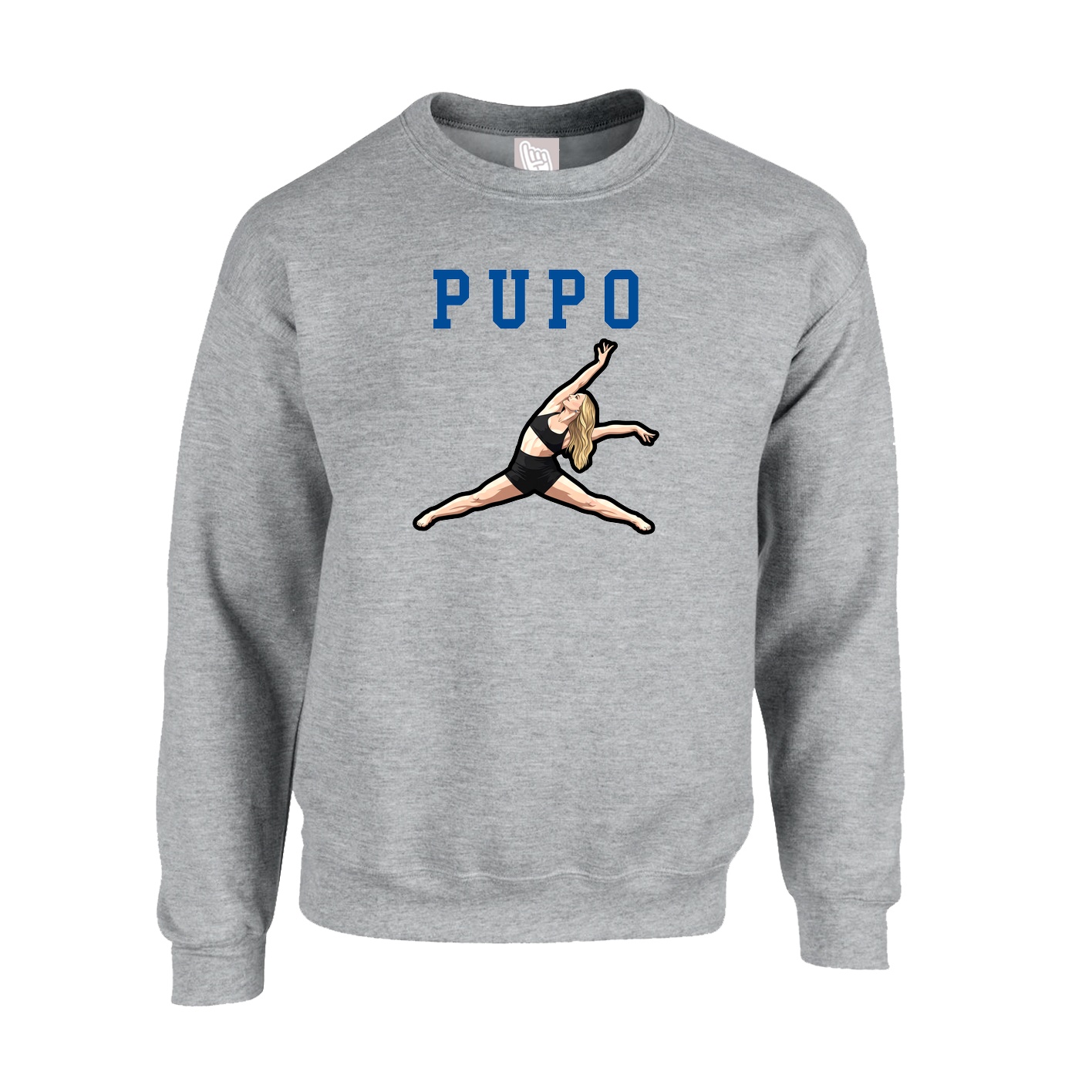 Fleece Crew — Shirsey in Grey