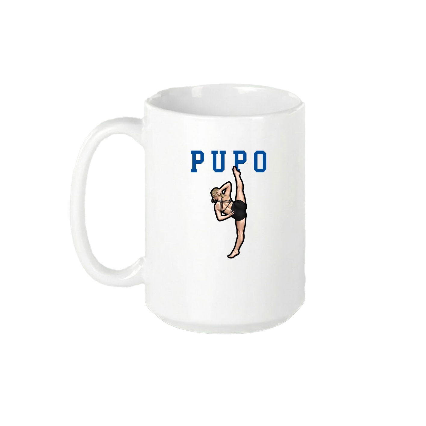 15oz Coffee Mug — Shirsey in White