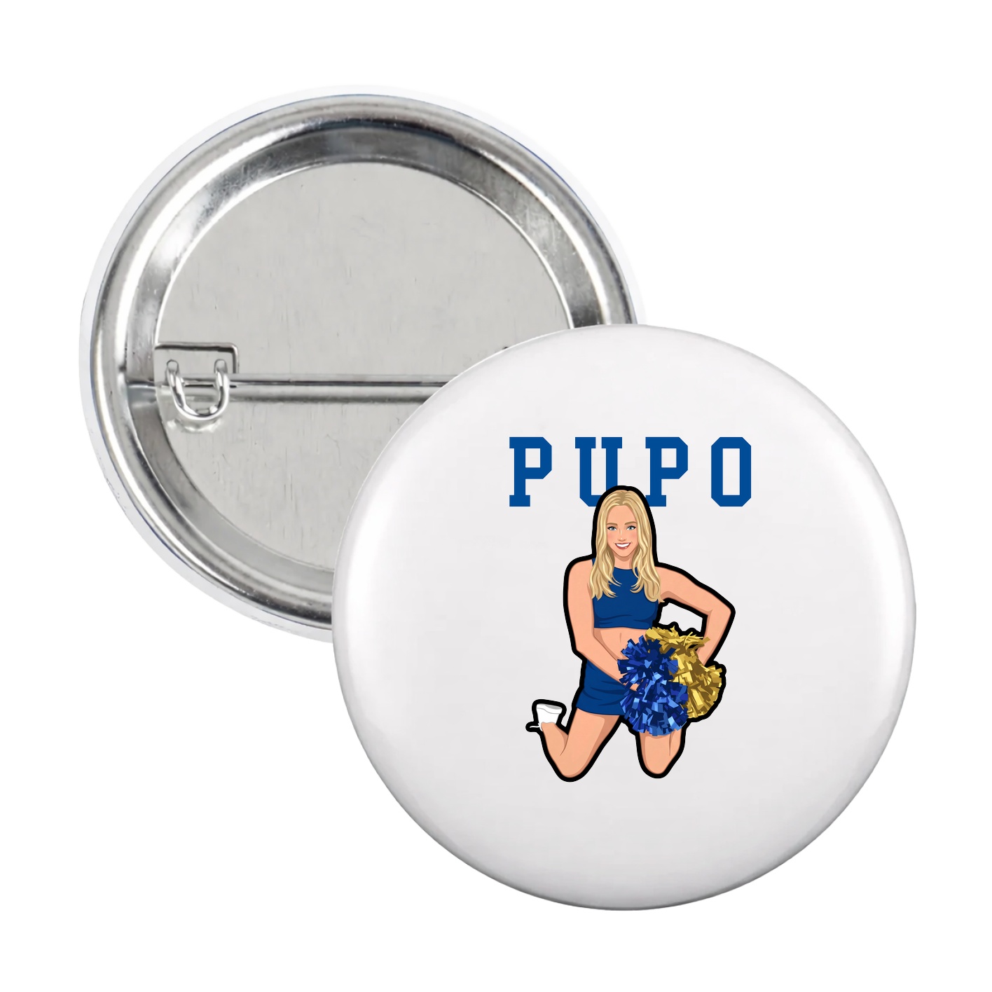 Game Day Button — Shirsey in White