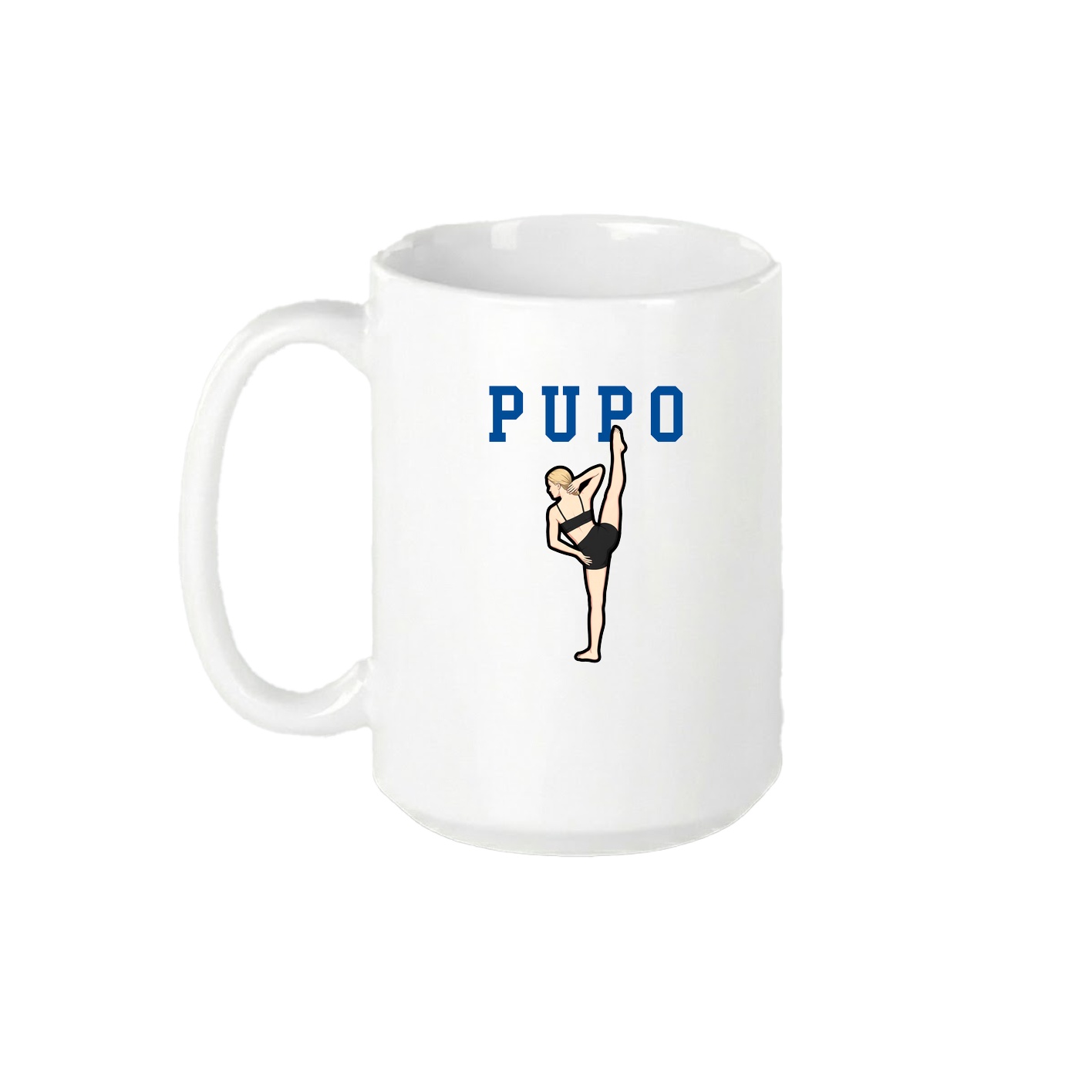 15oz Coffee Mug — Shirsey in White