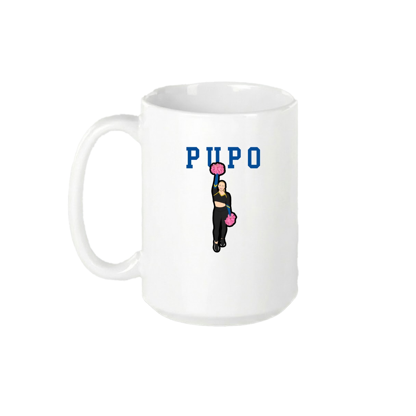 15oz Coffee Mug — Shirsey in White