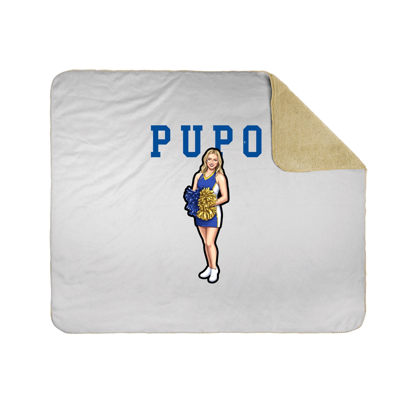 Throw Blanket — Shirsey in White