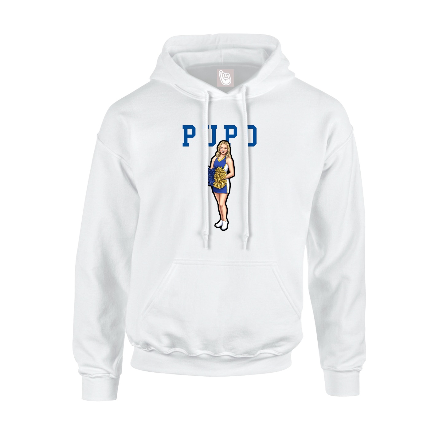 Hoodie — Shirsey in White