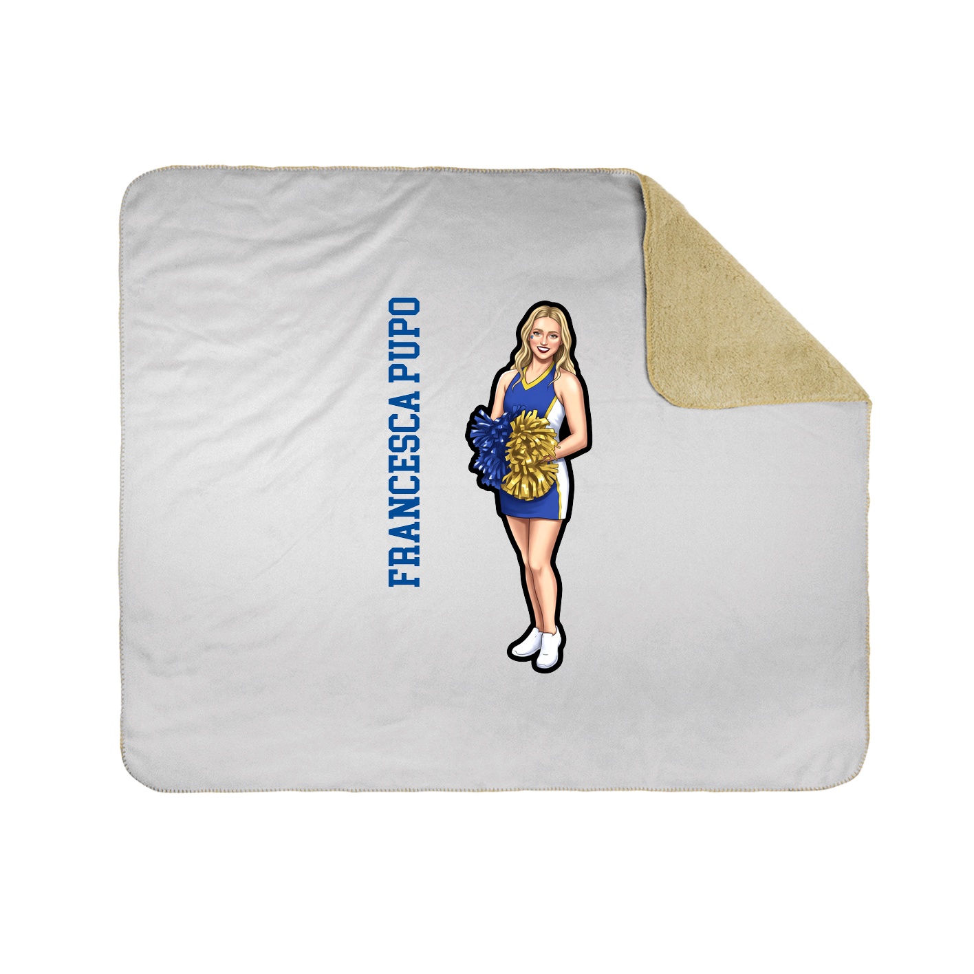 50x60 Sherpa Lined Throw Blanket