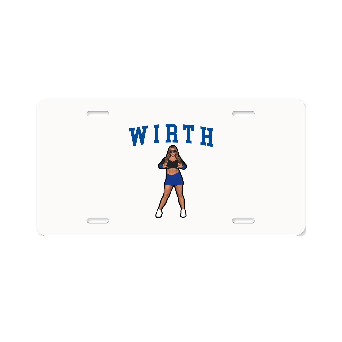 License Plate — Shirsey in Classic