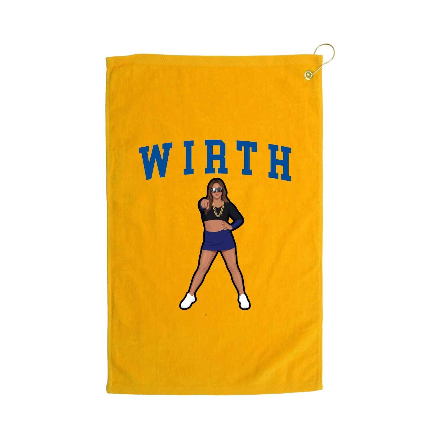 Golf Towel — Shirsey in Gold