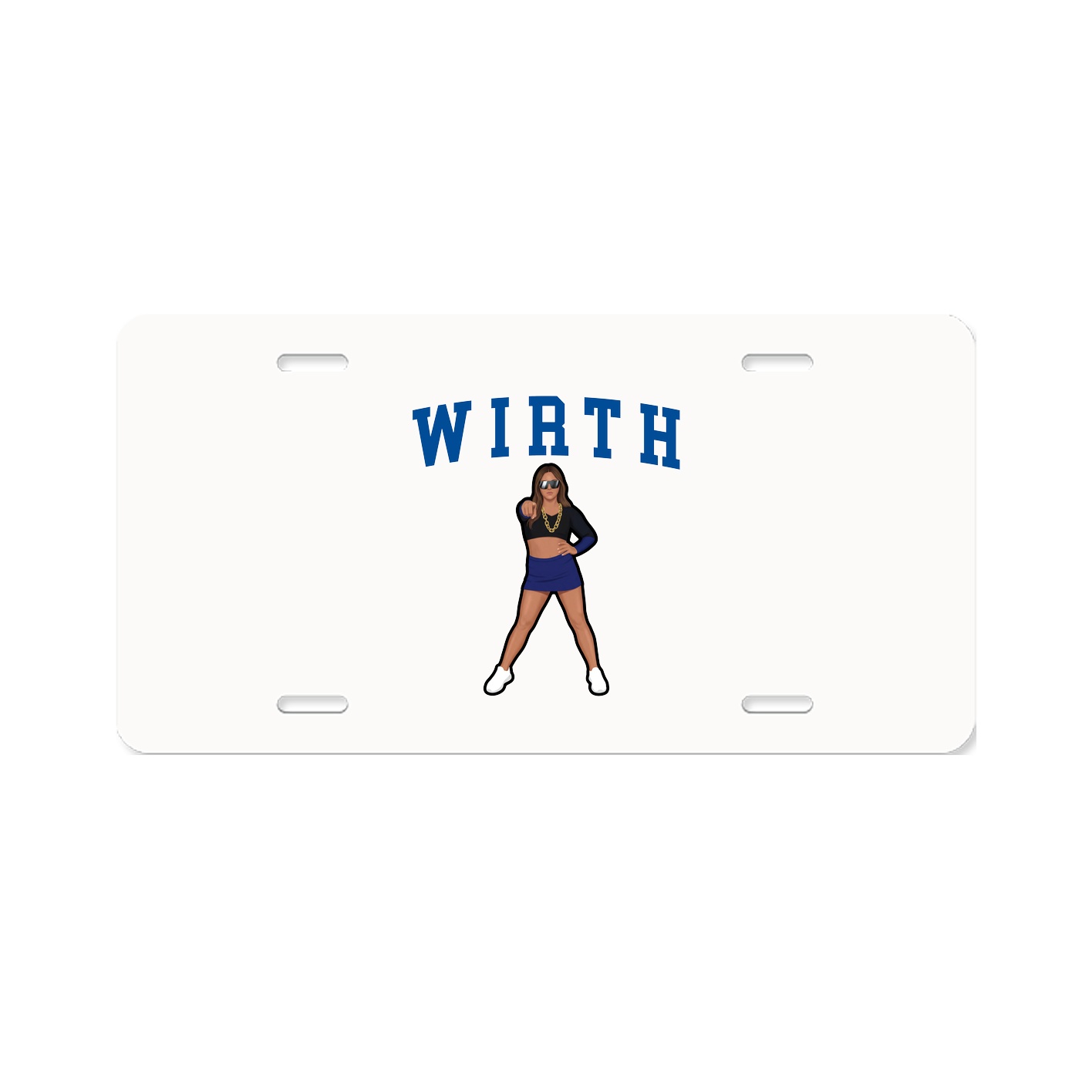 License Plate — Shirsey in Classic