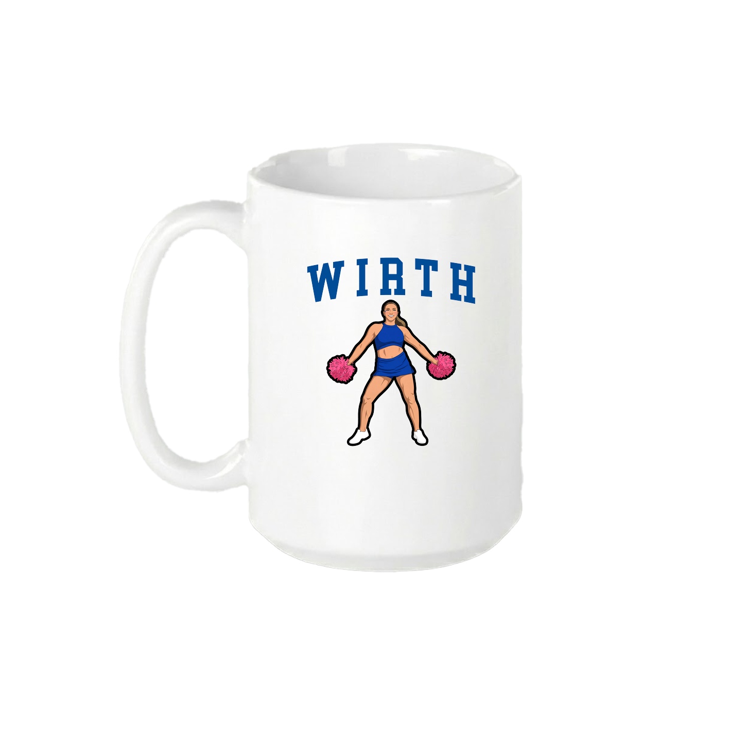 15oz Coffee Mug — Shirsey in White